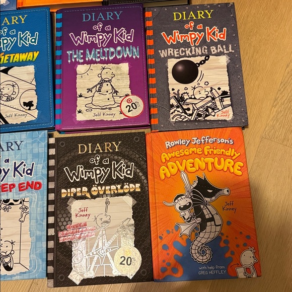 Diary of a Wimpy Kid set of 10 hardcover books by Jeff Kinney new! Never used! - Picture 6 of 9